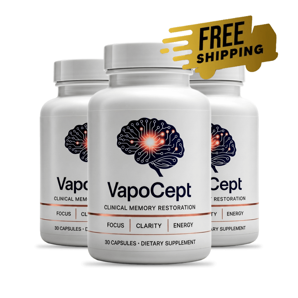 VapoCept Clinical Memory Restoration Supplement 3 Bottle Bundle